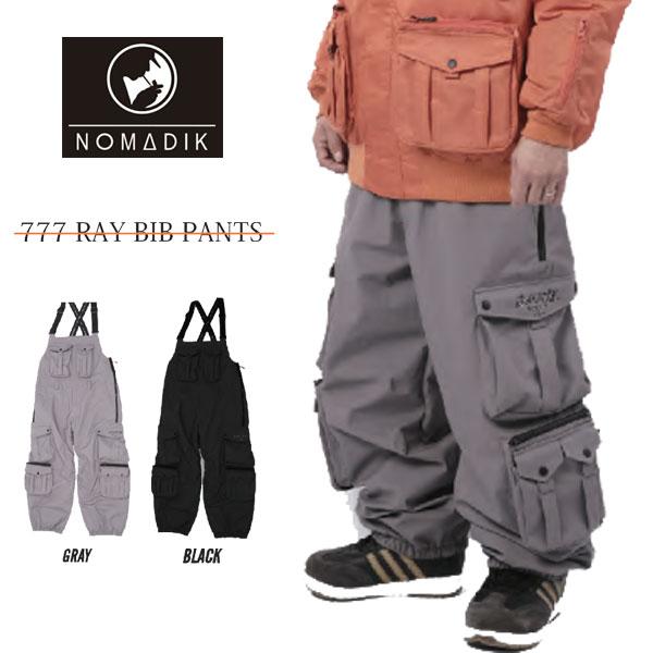 24-25 NOMADIK ノマディック スノーボード ウェア ビブパンツ 777RAY