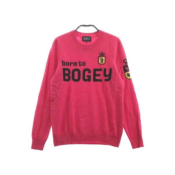 PEARLY GATES（パーリーゲイツ） カシミヤニットセーター ピンク系 0