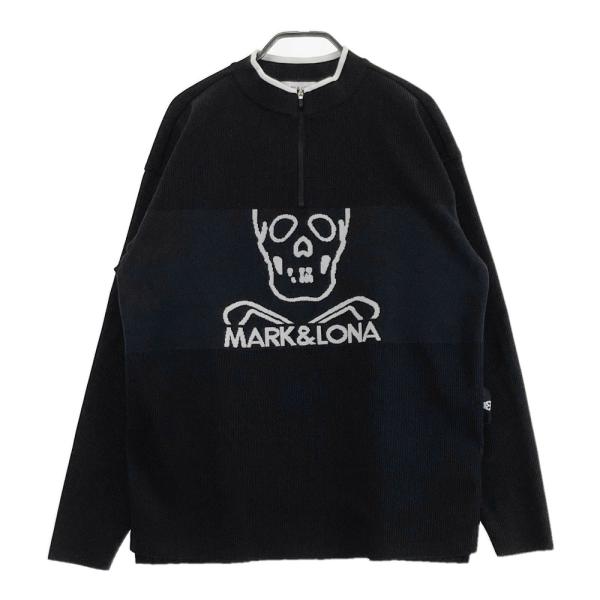MARK&LONA マークアンドロナ 2024年モデル ハーフジップ 長袖 ニット