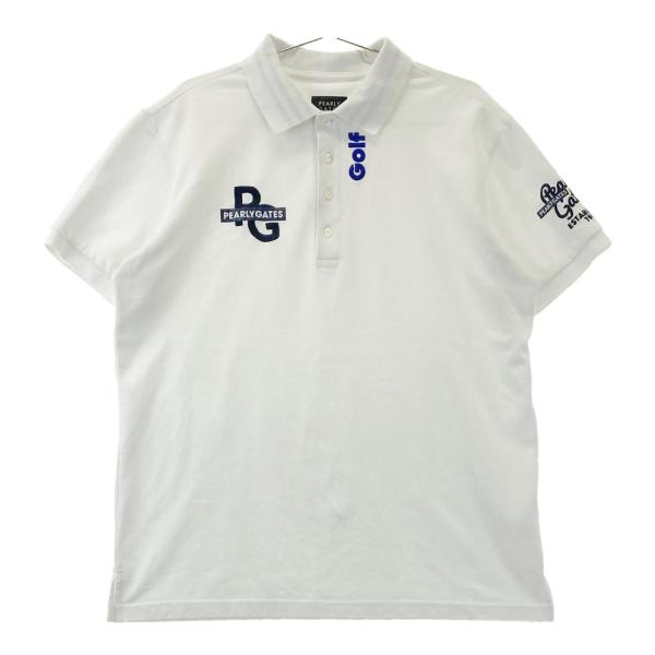 PEARLY GATES（パーリーゲイツ） 053-1260801 半袖ポロシャツ ホワイト