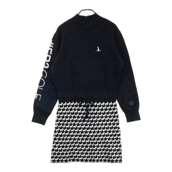 新品】FR2 GOLF エフアールツーゴルフ 長袖 ニットワンピース 総柄