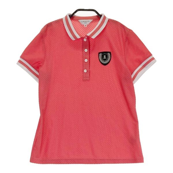 LANVIN SPORT ランバン スポール 半袖ポロシャツ ピンク系 38 ゴルフ