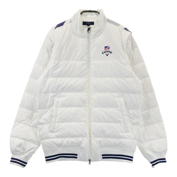 CALLAWAY キャロウェイ 2WAY ダウンジャケット ホワイト系 M ゴルフ