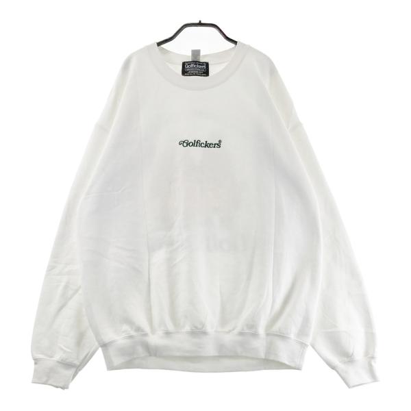 Golfickers ゴルフィッカーズ 裏起毛 スウェットトレーナー ホワイト系