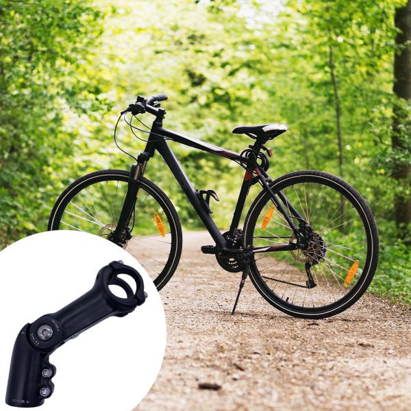 調整可能なブラック31.8mm自転車ステムMTBバイクショートハンドルバー