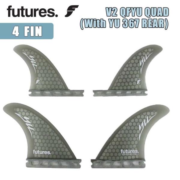 futures.（フューチャー） フィン V2 QFYU QUAD With YU 367 REAR