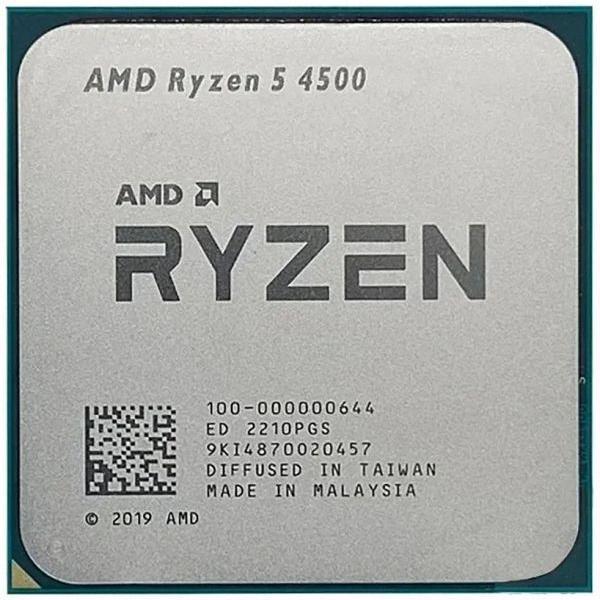 AMD Ryzen 5 4500 AM4 CPU Processor 3.6GHz 6 Core 12T 8MB Cache R5