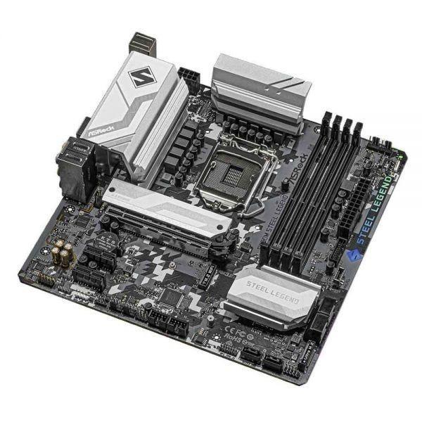 ASRock B560M STEEL LEGEND LGA 1200 Intel B560 SATA 6Gb/s Micro ATX
