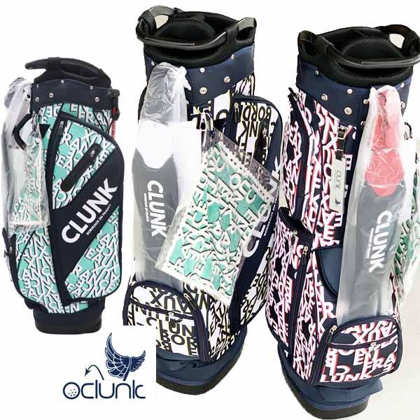 クランク 総柄スタンド キャディーバッグ 9.0型 CL5MNC09【22】CLUNK