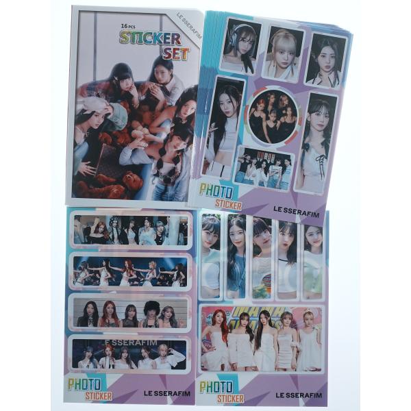 LE SSERAFIM ルセラフィム グッズ ステッカーセット 87枚入 フォト