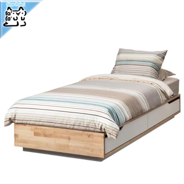 イケア（IKEA） IKEA - - MANDAL -マンダール- ベッドフレーム 収納