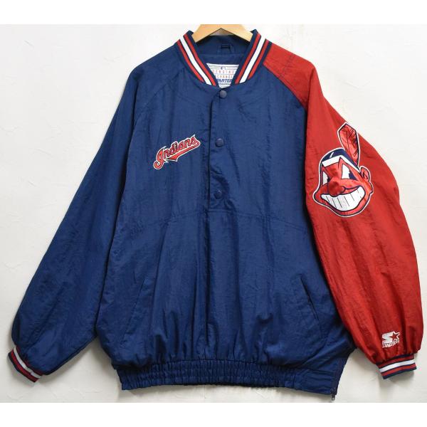 ビッグサイズ スターター MLB インディアンス ガーディアンズ ハーフ