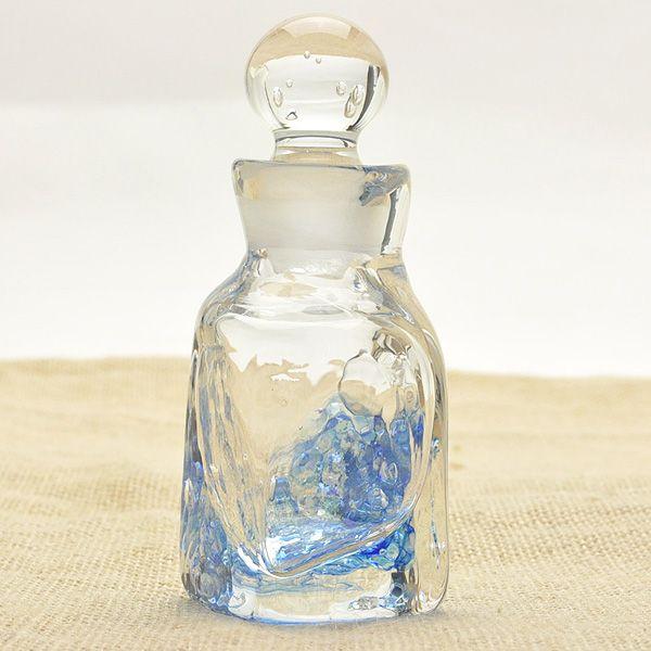 インク壺 Pent ペント by 色工房 渓流 スクエア 碧 あお ガラスペン