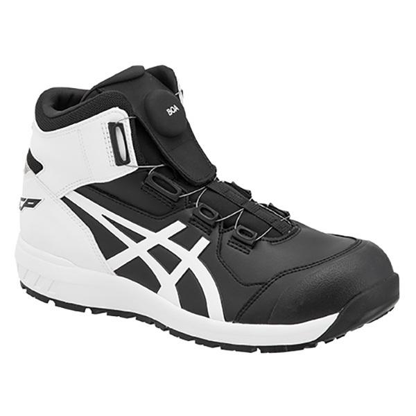 ASICS アシックス ウィンジョブ ブラック×ホワイト 25.5cm 作業用