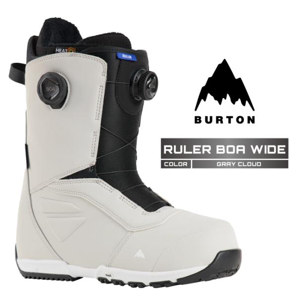 BURTON（バートン） 2024-25 BURTON RULER BOA WIDE Gray Cloud