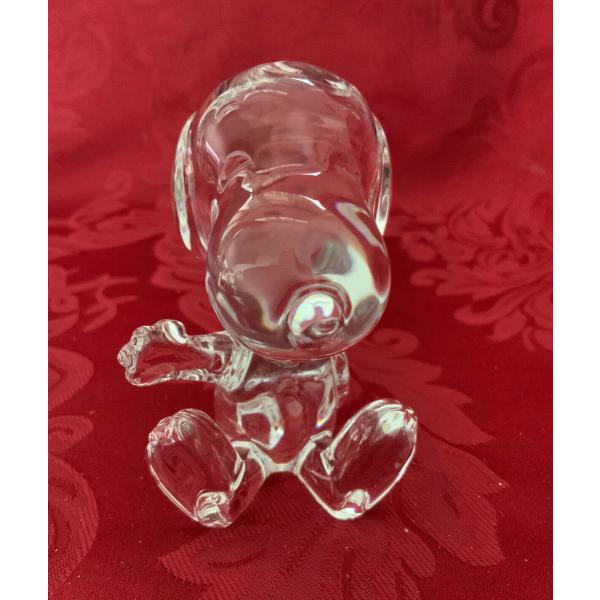 バカラ（Baccarat） 置物 スヌーピー クリスタル フィギュリン
