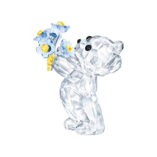 SWAROVSKI（スワロフスキー） クリスベア 置物 Kris Bear 忘れな草