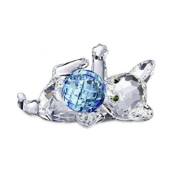 SWAROVSKI（スワロフスキー） クリスタル 廃盤品 『子ネコ(ブルー