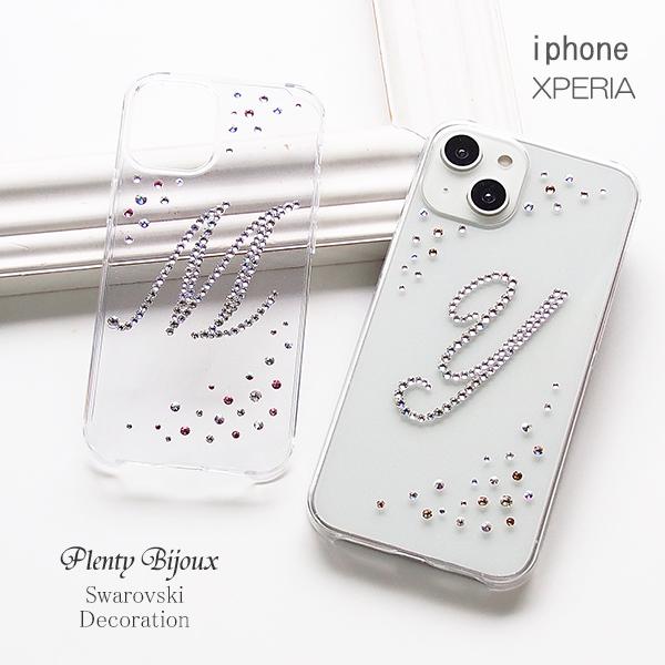 SWAROVSKI（スワロフスキー） スマホケース イニシャルデコ iPhone17