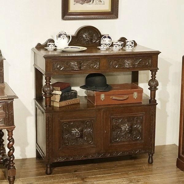 英国アンティーク家具 1900年代 ビクトリアン サイドボード ダイニング