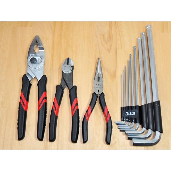 KTC ニッパー ラジオペンチ プライヤー 六角レンチ セット（HL259SP PJ