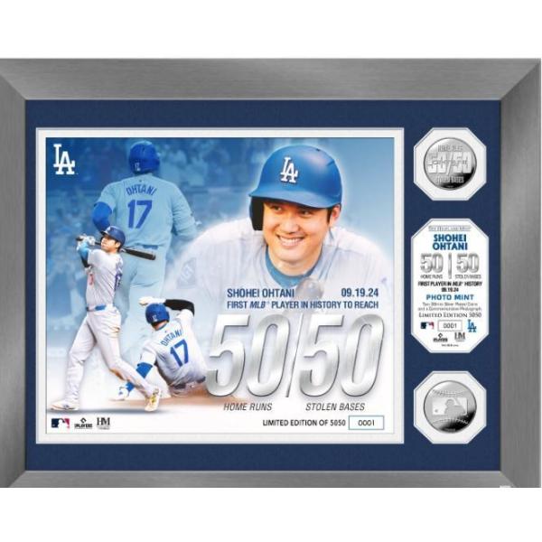 限定品】ドジャース 大谷翔平 50-50達成記念ダブルコインフォトミント