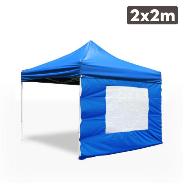 テント 横幕 2x2m 窓あり サイドウォール サイドシート 防水 防炎 UV