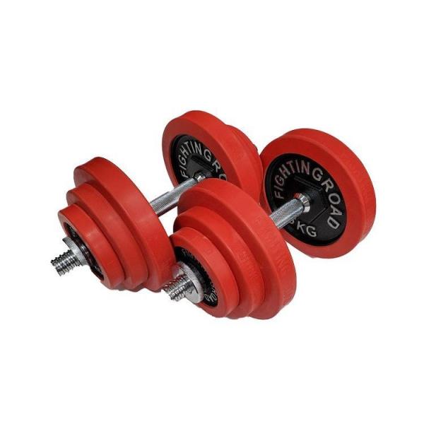 公式販売店 ファイティングロード ダンベルセット ラバータイプ 20kg