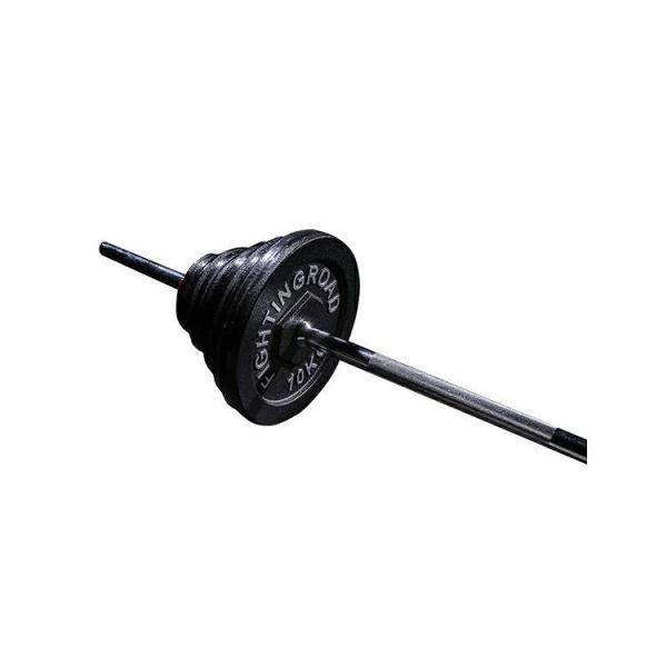 公式販売店 ファイティングロード バーベルセット 70kg プレート 10枚