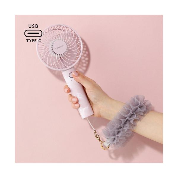 Francfranc（フランフラン） フレ ハンディファン マーブル ピンク