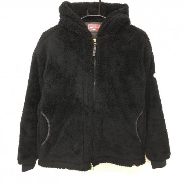 美品】ニューバランスゴルフ ジップパーカー 黒 ボア ジャケット