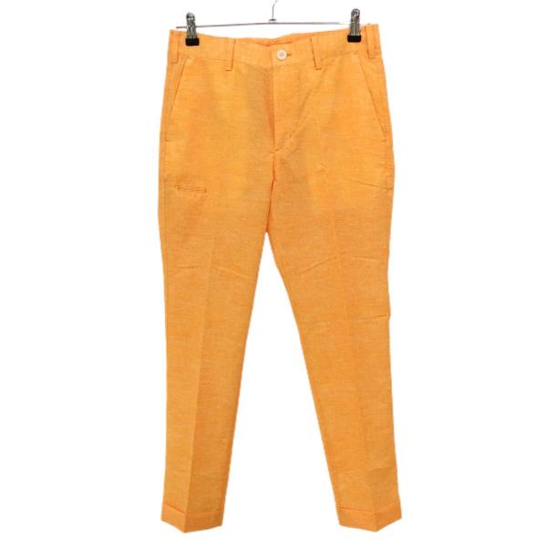 新品】ビームスゴルフ パンツ オレンジ メッシュ調 COOL ストレッチ