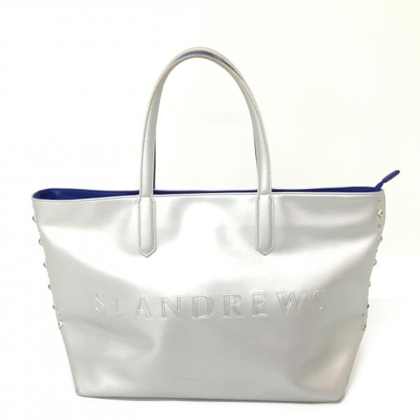 St ANDREWS セントアンドリュース ロッカーバッグ シルバー スタッズ