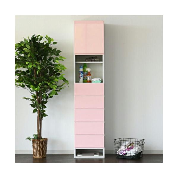 ランドリーチェスト ハイタイプ 幅40cm 高さ180cm 奥行40cm 国産 完成