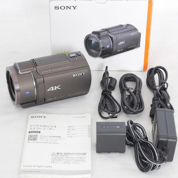 美品】ソニー ハンディカム FDR-AX45 TI ブロンズブラウン SONY