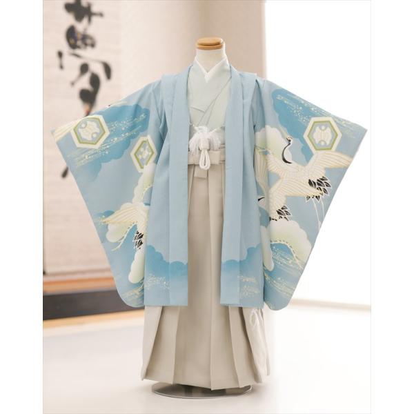 七五三 5歳 男の子 100cm〜110cm 袴レンタル d4356 子供着物 七草 着物