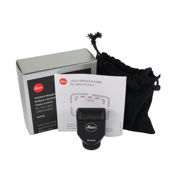 極上美品》 LEICA D-LUX4 用 ビューファインダー 24mm ブラック ライカ