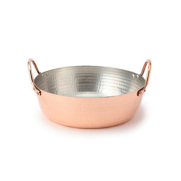 天ぷら鍋 銅 日本製 | 中村銅器製作所 銅天ぷら鍋 26cm 揚げ鍋 銅鍋