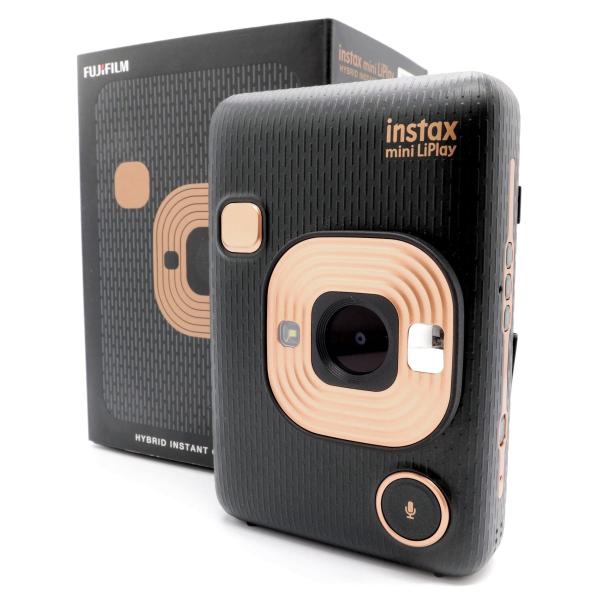 極上美品》 チェキ FUJIFILM INSTAX mini LiPlay エレガントブラック