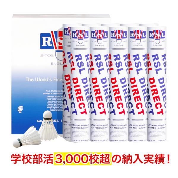 RSL RSLダイレクト バドミントンシャトル 練習球 10ダース(10本