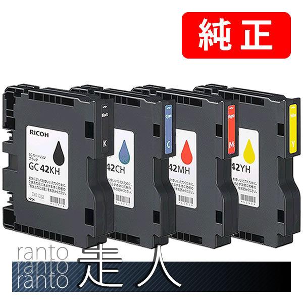リコー（RICOH） GC42H SGカートリッジ 4色セット 純正インク : 走人