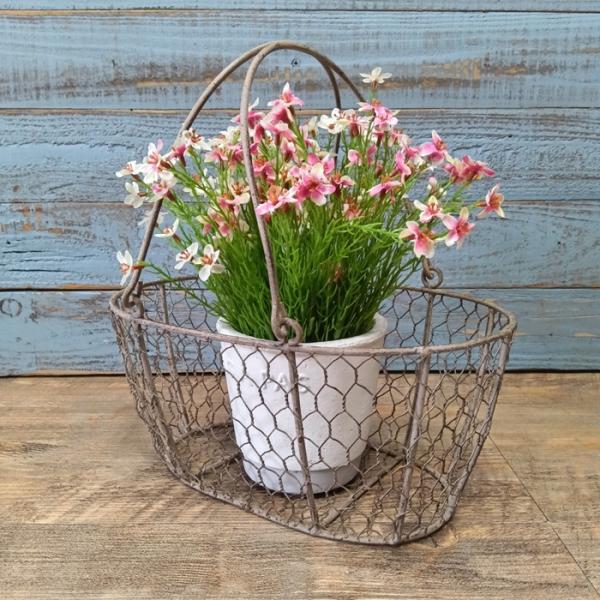 ガーデニング 雑貨 ワイヤーバスケット バスケット かご ワイヤー