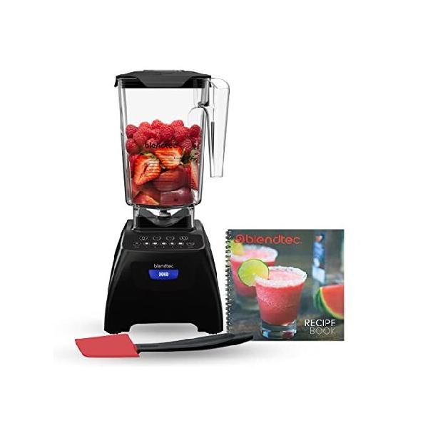 Blendtec Classic 575 Blender, 90 oz WildSide+ Jar, Spoonula