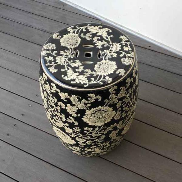 スツール チェア 陶器 イス アジアン オリエンタル コンパクト