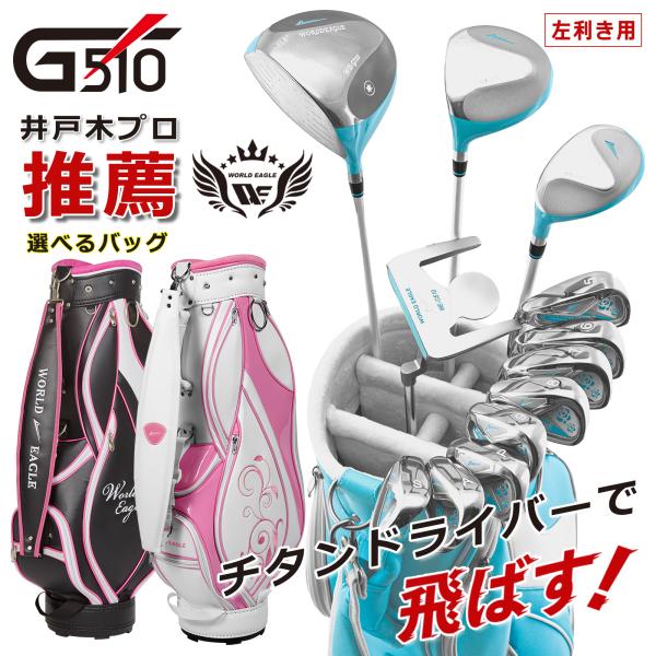 WORLD EAGLE ゴルフクラブセット ワールドイーグル レディース WE-G510