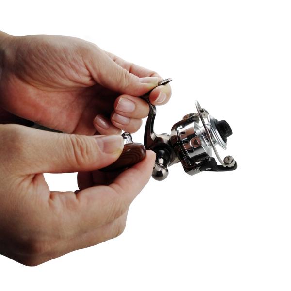 オルルド釣具 スピニングリール ポケットリール 小型 ワカサギ釣り 穴