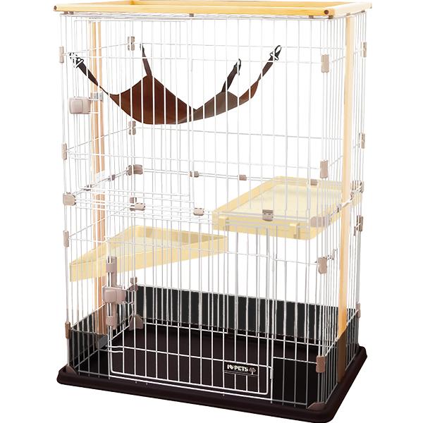 ウッドワンサークル キャット 2段 KJセット : ペットの専門店コジマ