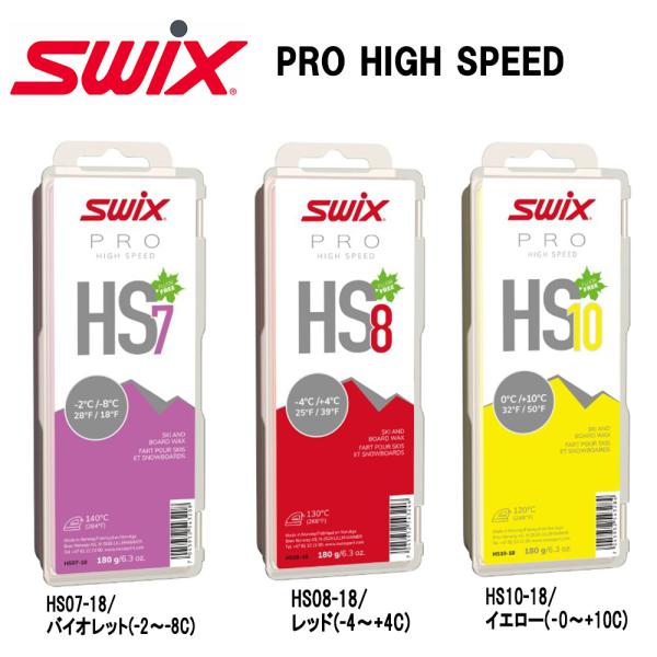 SWIX WAX スウィックス ワックス 180g PRO HIGH SPEED HS7 HS8 HS10