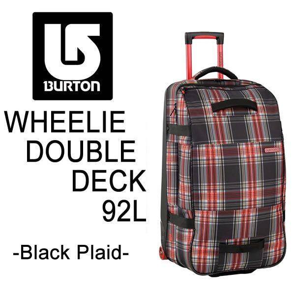 BURTON（バートン） キャリーバッグ 14FW WHEELIE DOUBLE DECK 92L
