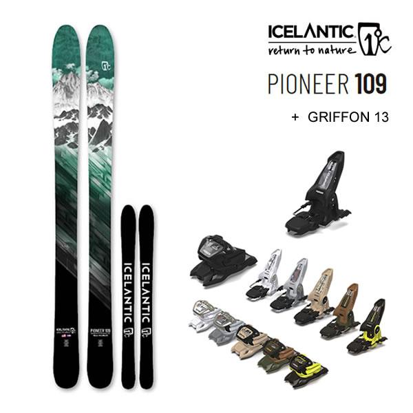ICELANTIC スキー 2024 PIONEER 109 パイオニア (23-24) + 24 マーカー